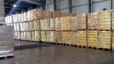 Galpones con alimentos del Ministerio de Capital Humano. (Foto: archivo)