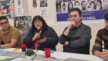 Dora Seguel y Pablo Hodola, hablaron sobre el Operativo Cutral Co (Foto: Andrea Vazquez)
