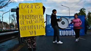 Corte de Ruta 22 en Neuquén: tercerizados de salud realizan su tercer día de protesta (Foto: archivo Matías Subat)