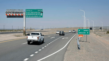 El estado de las rutas en Neuquén. 