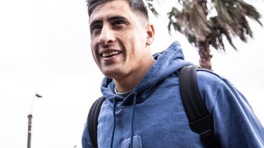 Así fue presentado Miguel Merentiel durante su llegada a la Selección de Uruguay: «Cuidado con la Bestia»