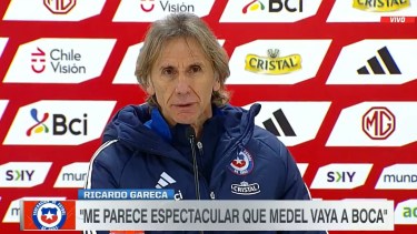 Gareca lleno de elogios a Gary Medel.
