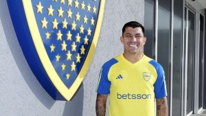 Gary Medel fue presentado en Boca: «Estoy disponible para todo»