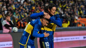 Copa Argentina: Boca venció a Brown, con goles de Merentiel y Cavani y está en octavos de final