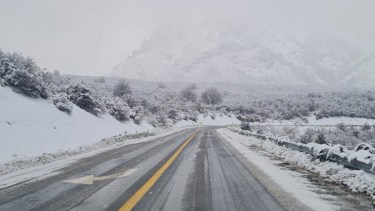 Así se encuentra la Ruta 40 este jueves. Foto: Gentileza Vialidad Nacional. 