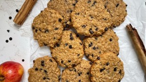 Cookies de manzana y avena súper fáciles