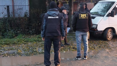 La policía de Río Negro y Chubut realizaron esta semana los allanamientos en distintos barrios. foto: gentileza