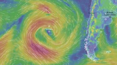 El ciclón de Chile podría impactar en las rutas de Neuquén y Vialidad lanzó una advertencia 