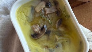 Era para untar&#8230; paté de hongos y tomillo
