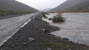 Las precipitaciones afectaron a la cordillera de Neuquén y continuarán este jueves. Foto: Gentileza. 