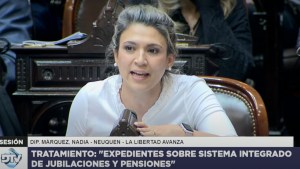Nadia Márquez justificó el voto de LLA contra la fórmula jubilatoria: «no es amor, es populismo»