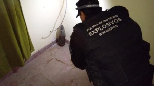 Un hombre de Roca encontró un proyectil de artillería militar en su vivienda