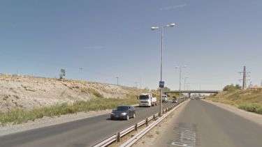 Por un accidente, hubo demoras en avenida Alfonsín (ex Ruta 7). Foto: Captura Google Maps.