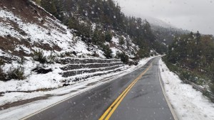 Rutas 40 y 237 afectadas por la alerta de nieve: los tramos complicados en Neuquén y Río Negro