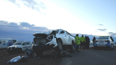 Cuál es el estado de salud de la mujer que sobrevivió al choque en la Autovía Norte de Neuquén. Foro: Matías Subat