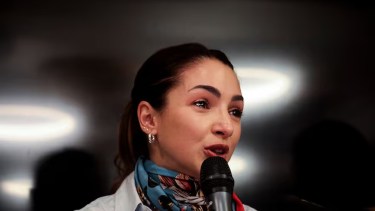 Thelma Fardin estará en Neuquén este viernes para dar una charla abierta. Foto: Archivo.
