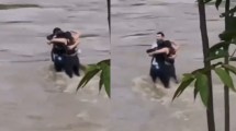 Imagen de Video | Murieron tras quedar atrapados en la crecida de un río en Italia: testigos grabaron el último abrazo