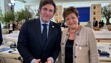 Javier Milei tuvo semanas atrás una reunión con autoridades del FMI. Foto: NA