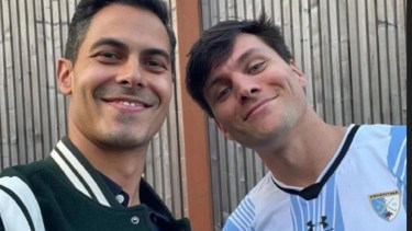 Nicolás Keenan y su novio, el viceprimer ministro de Países Bajos