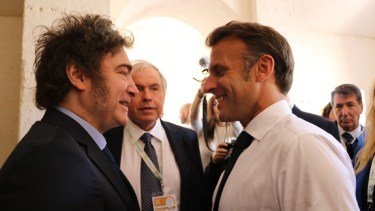 Javier Milei llegó a Francia para los Juegos Olímpicos.