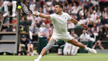 Djokovic está en semifinales de Wimbledon y buscará una nueva consagración en el césped inglés.