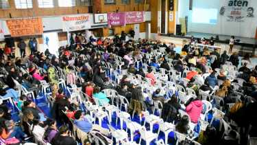 Ayer ATEN tuvo asambleas y hoy, el plenario. (Archivo Matías Subat)