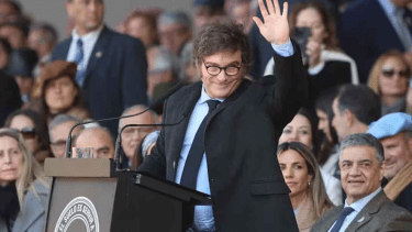 Javier Milei y su discurso en La Rural.