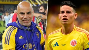 Chicho Serna quiere que James Rodríguez juegue en Boca