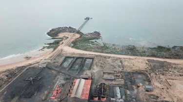 Punta Colorada, el destino de la planta de GNL en Río Negro. Foto: archivo Marcelo Ochoa.