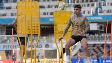 Alejandro Garnacho habló en la previa del cruce ante Canadá. Foto: @Argentina.