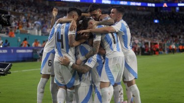 La Selección Argentina enfrenta a Canadá en la Copa América.