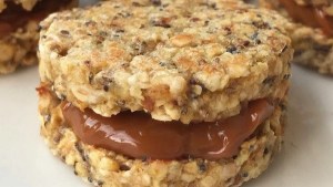 Alfajores de avena: veggies y en 10 minutos
