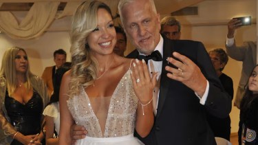 Alicia Barbasola y Andrés Nara, el papá de Wanda.-