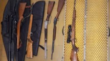 Imagen de Durante un allanamiento por amenazas en San Antonio Oeste, secuestran gran cantidad de armas y municiones