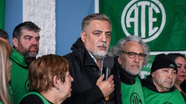Félix Guillermo Quiroga, secretario general de ATE Chubut.
