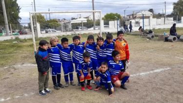 Liga de fútbol infantil de Viedma.  Foto: gentileza