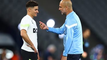 Julián Álvarez y un entredicho con Pep Guardiola.
