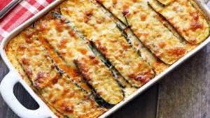 Lazaña de zucchini antiinflamatoria