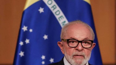 Lula da Silva, presidente de Brasil. 