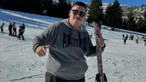 La tremenda caída de Manzana de Gran Hermano en el Cerro Catedral: «Tranqui, estoy bien»