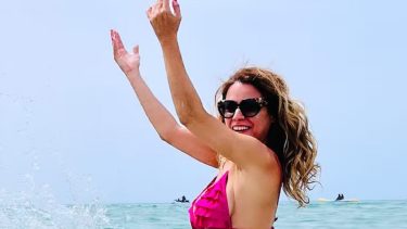 Marina Calabró disfruta en las costas de Miami.-