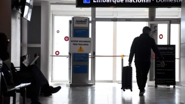 Vuelos cancelados. (Matías Subat)