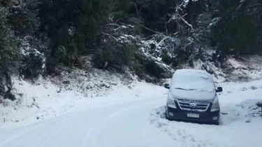 Alerta por nieve en Neuquén y Río Negro. Foto archivo. 