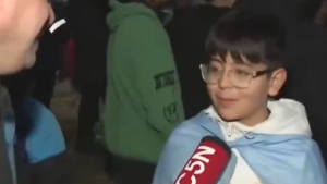 El pequeño hincha argentino que se volvió viral por su opinión de Shakira: «El show fue una m&#8230;»