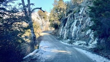 El camino a Quila Quina está intransitable. 