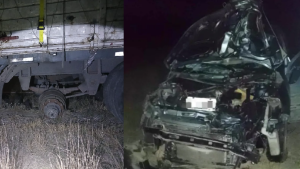 Perdió la rueda y provocó un fuerte choque sobre Ruta 22, entre Choele Choel y Río Colorado