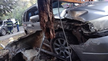 Este martes se registraron varios siniestros viales sobre Ruta 40. 