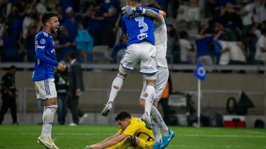 El uruguayo Miguel Merentiel erró el penal decisivo para Boca. Foto: Fernando Moreno/AGIF