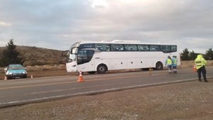 Peligro en la ruta: alcoholizado, llevaba 36 turistas de Bariloche a San Martín de los Andes