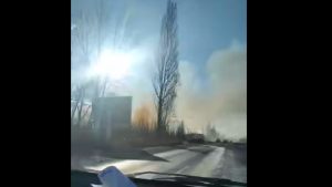 Humo en Ruta 151, entre Cipolletti y Cinco Saltos: el incendio fue controlado